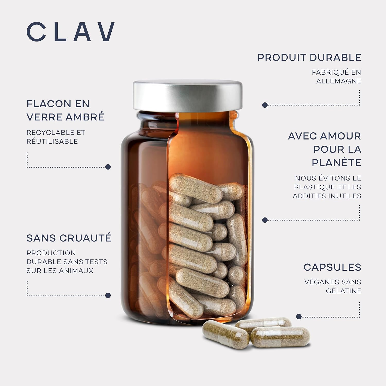 Detalle de All Day Multi Multivitamines et Minéraux Complexe A–Z (30 précieuses) pour femme & homme — Végétalien