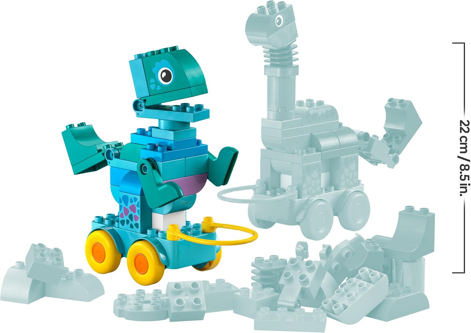 Thumbnail 6 de LEGO DUPLO 10451 Dinosaurs on Wheels 3-in-1 Building Toy, 108 Pieces