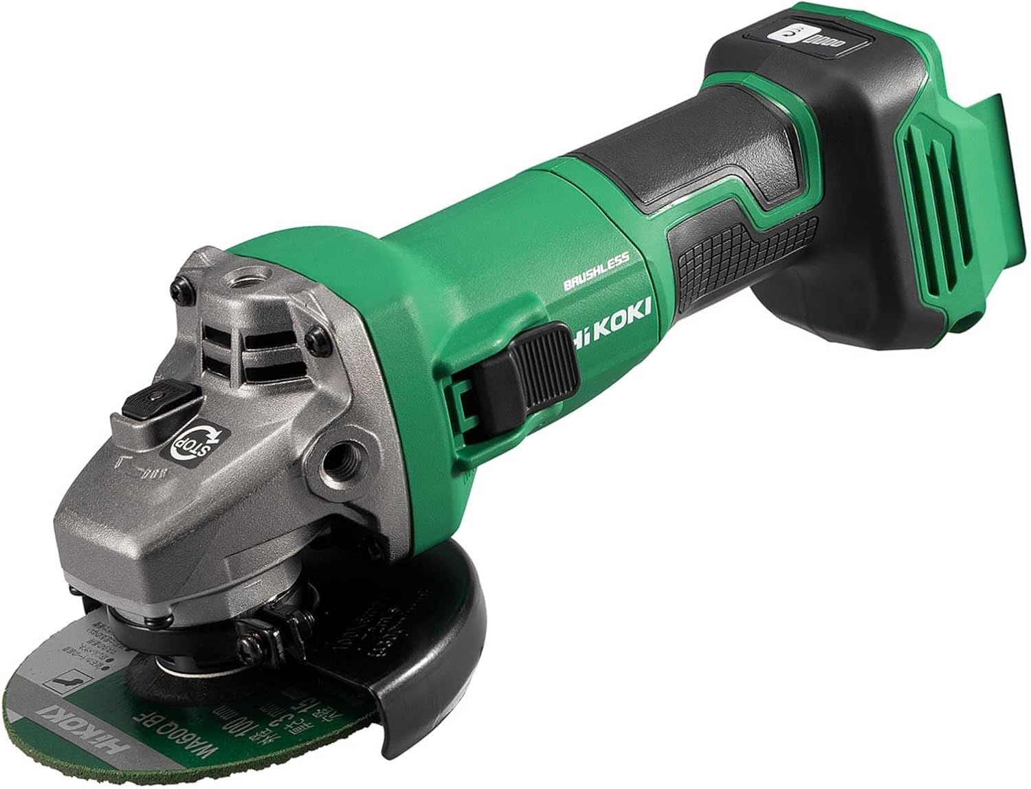 Detalle de HiKOKI G1210DB(NN) 10.8V充電式ディスクグラインダー 砥石径100mm・4段変速