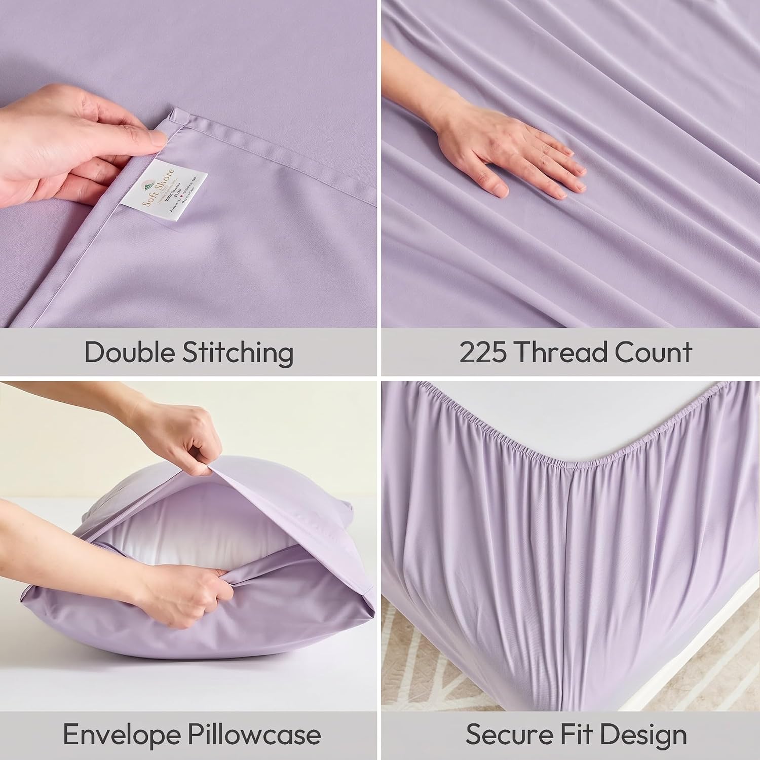 Thumbnail 4 de Queen Microfiber Sheet Set