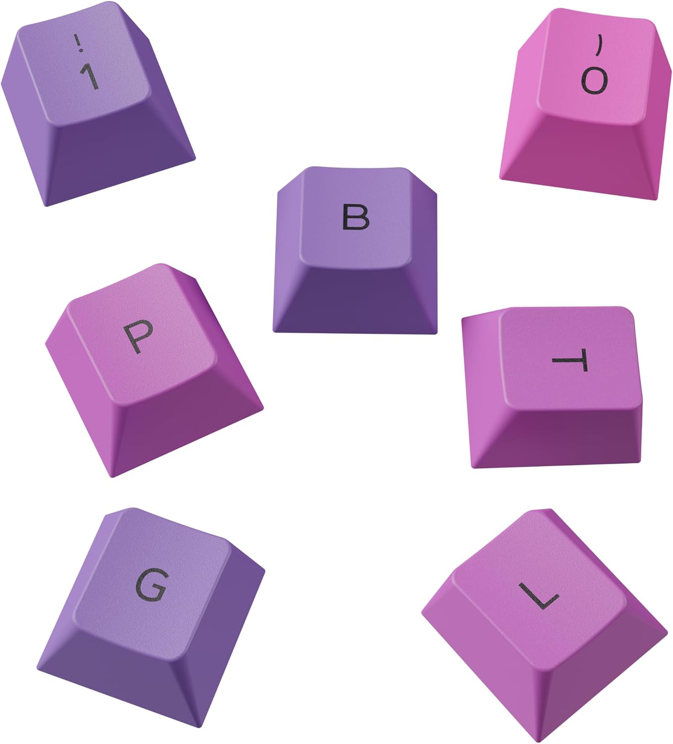 Thumbnail 4 de GLORIOUS Glorious Gaming 115 GPBT Keycaps Nebula (profilo Cherry) – keycaps PBT per layout tedesco