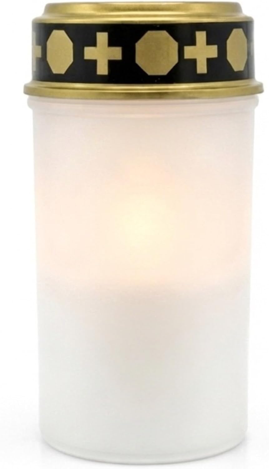 Thumbnail 6 de Relaxdays LED-gravljus, 4-pack – fladdrande låga, IP44, vit plast