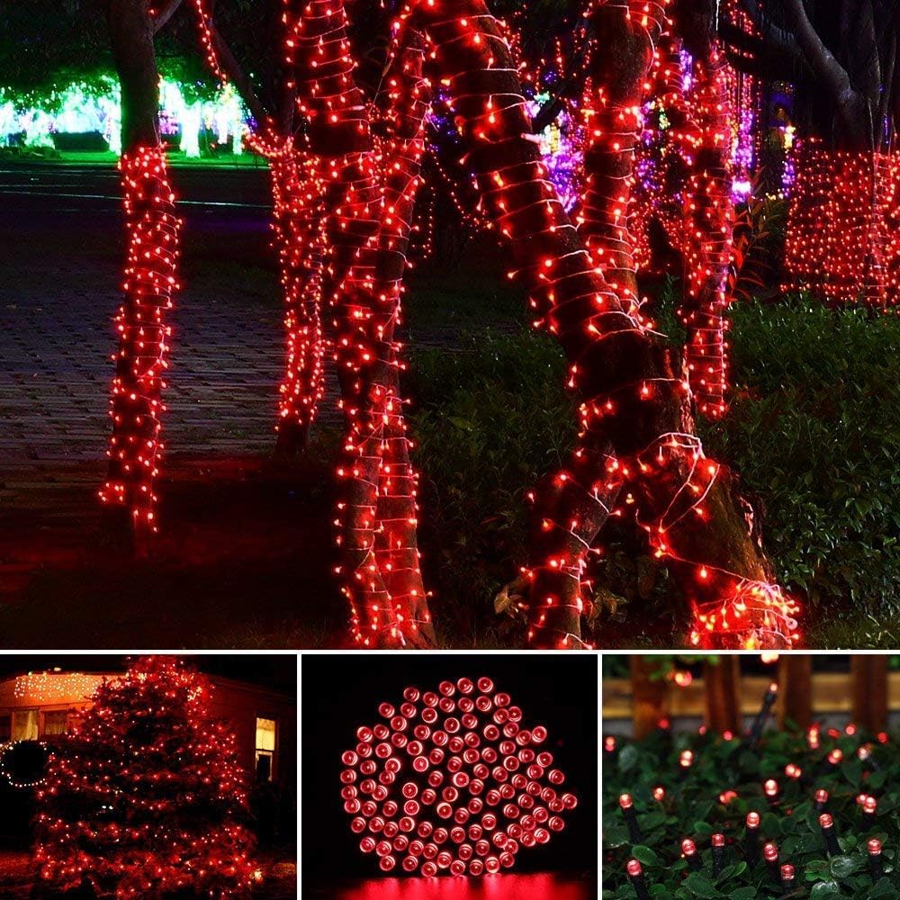 Detalle 2 de iShabao Solar Christmas String Lights 98.4 ft