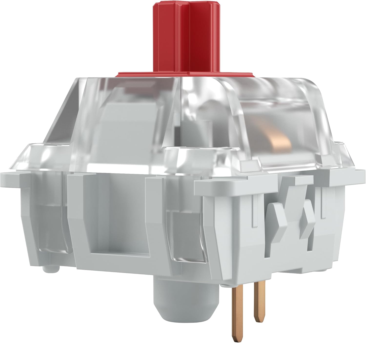 Detalle de Glorious Gaming 120x Gateron Red Mechanical Switches (3-Pin, SMD-LED Compatible) – High-Speed Linear Feel