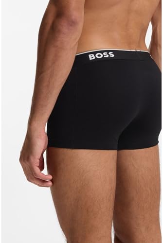 Detalle de BOSS Trunk 3P Power Caleçon Boxeur – Assorted Pre-pack999, S Homme