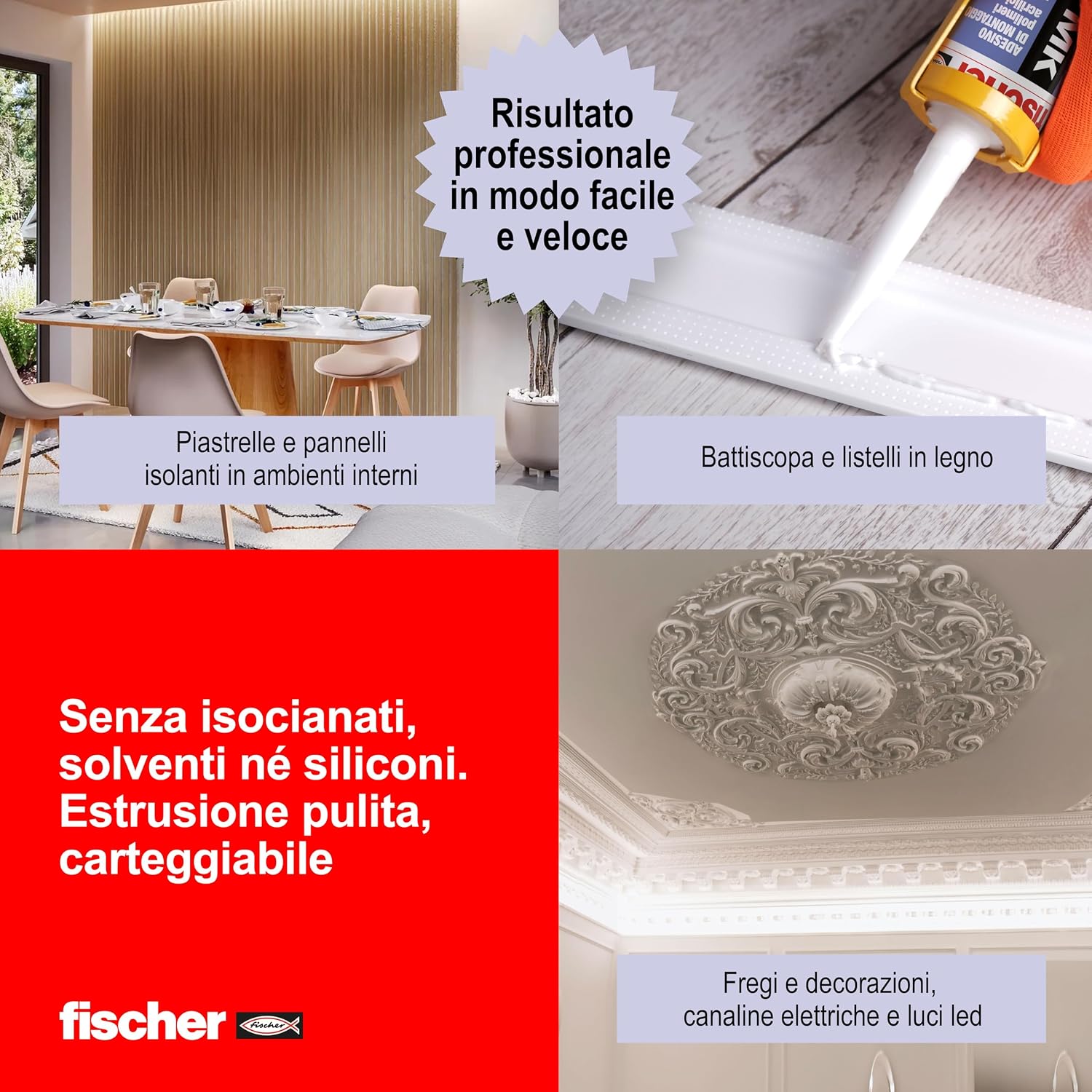 Detalle de Fischer MK 310 ml colla montaggio