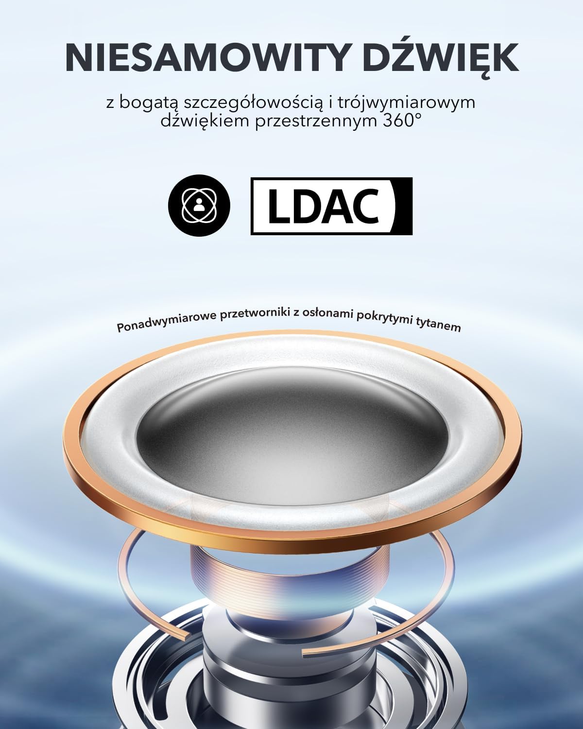Thumbnail 3 de Soundcore AeroFit Pro A3871 – otwarte słuchawki bezprzewodowe, LDAC, IPX5