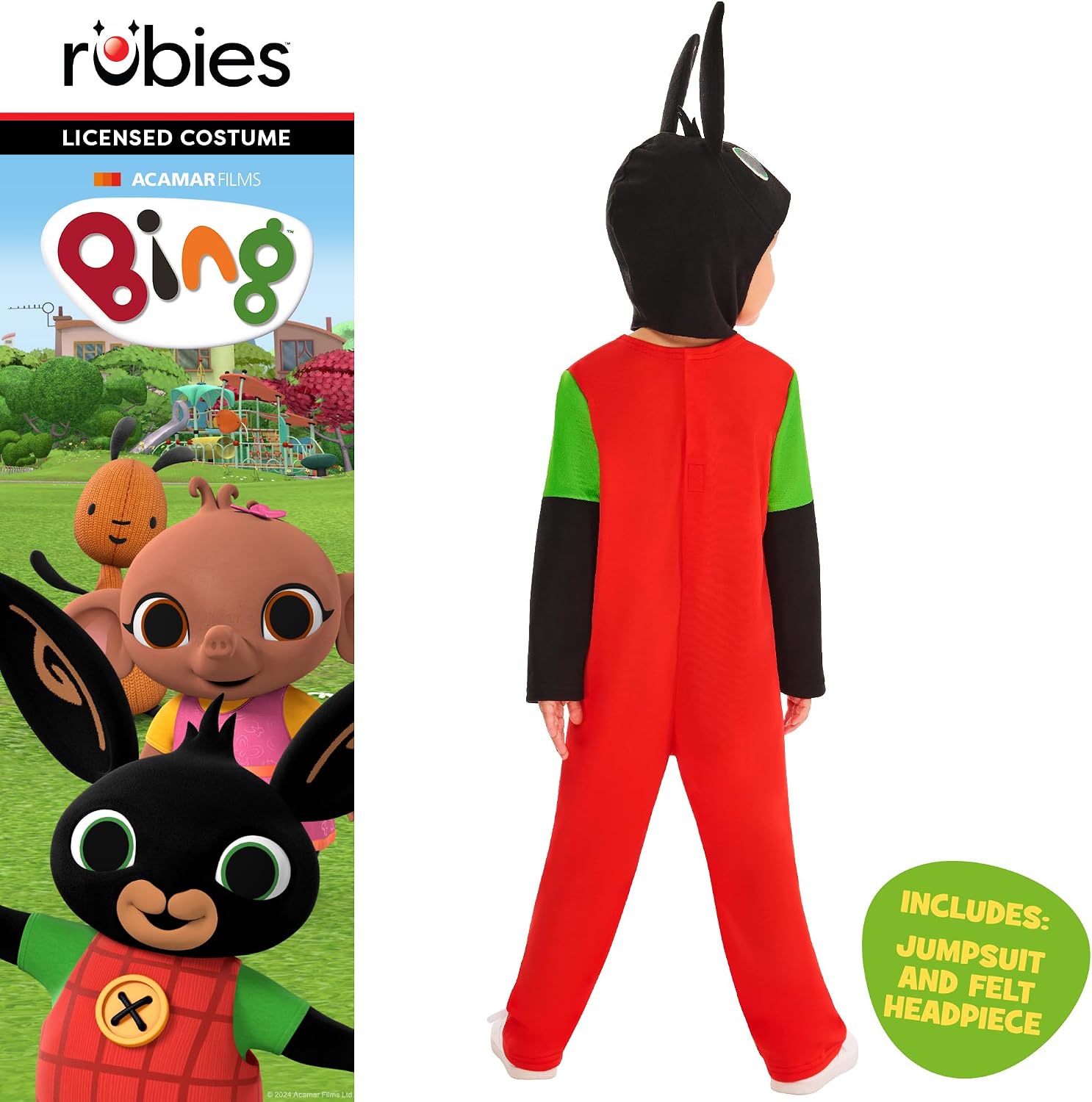 Detalle 2 de Rubies Bing Classic Child Costume 3T