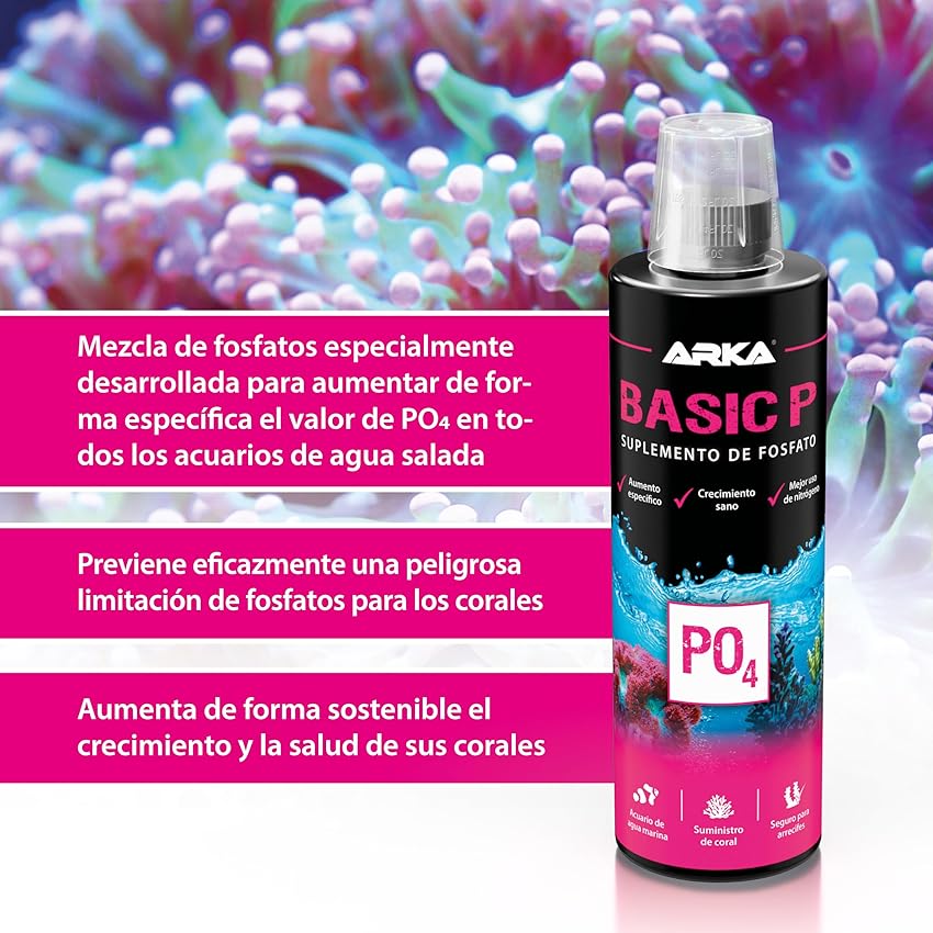 Detalle 2 de Microbe-Lift Basic P fosfato para acuario marino 473 ml