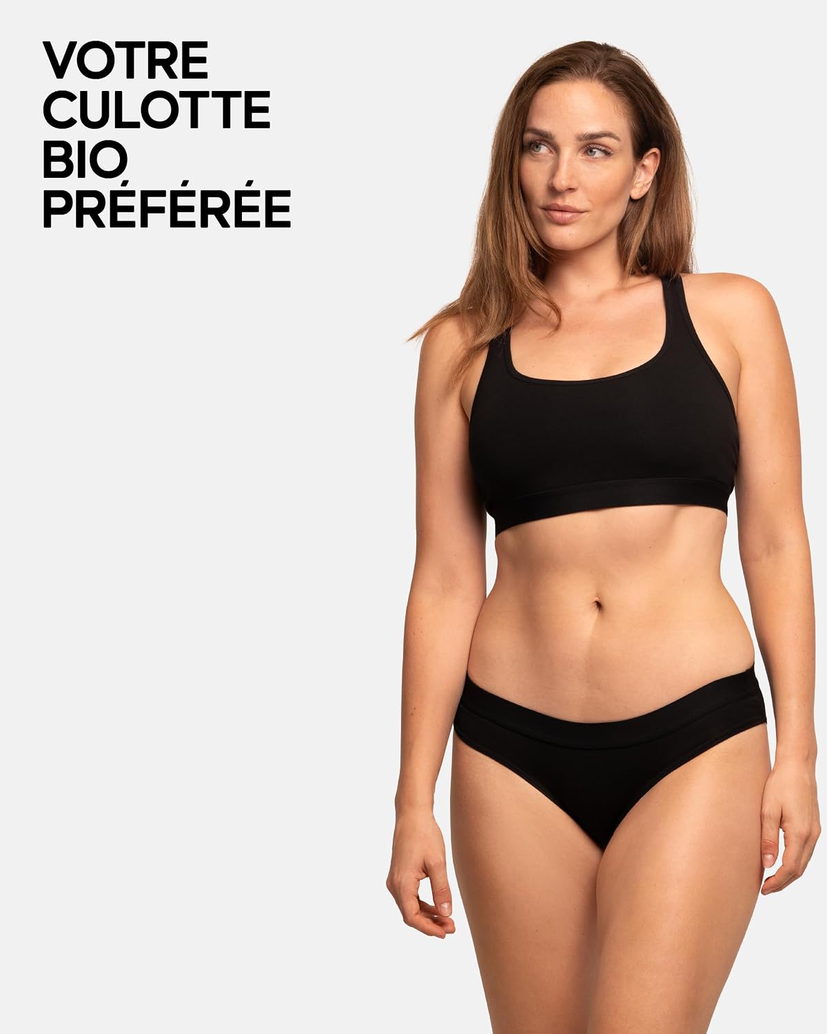 Detalle de DANISH ENDURANCE Culottes en coton bio — Lot de 3 ou 6, confort quotidien pour femme