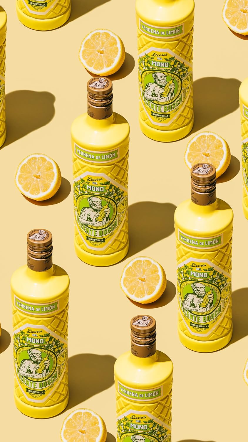 Detalle de Licor Mono Verbena de Limón 70cl 🍋