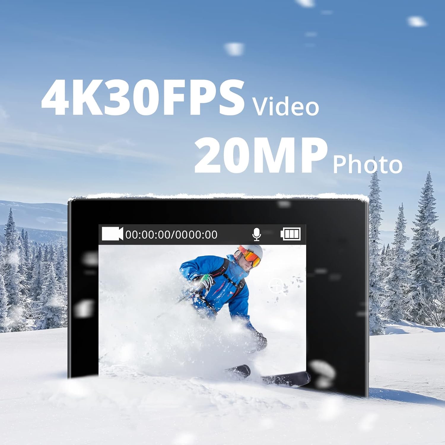 Detalle 2 de AKASO Brave 4 Pro 4K30FPS Action Camera review: value-driven dual-display underwater performer