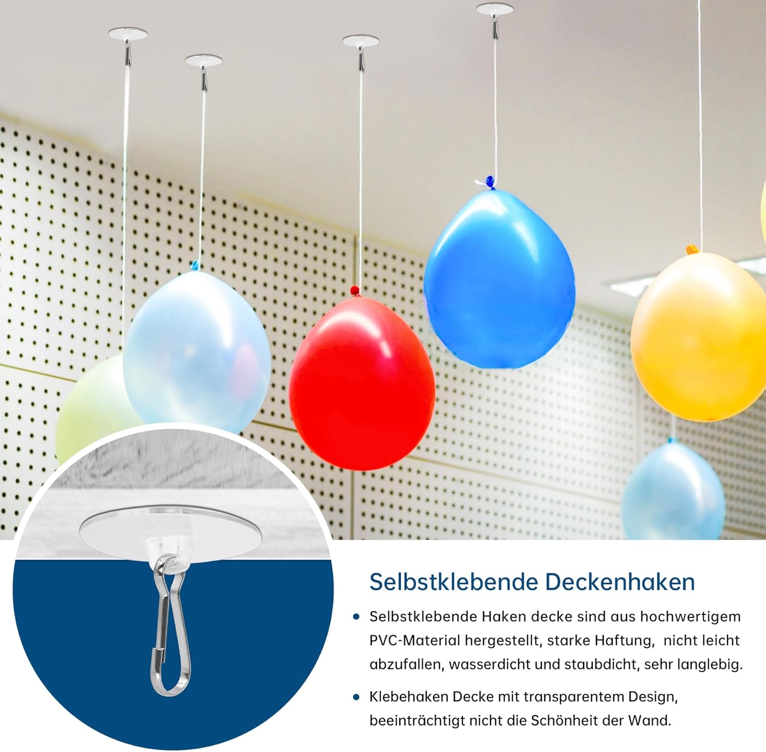Thumbnail 2 de Selbstklebende Deckenhaken 60 Stück