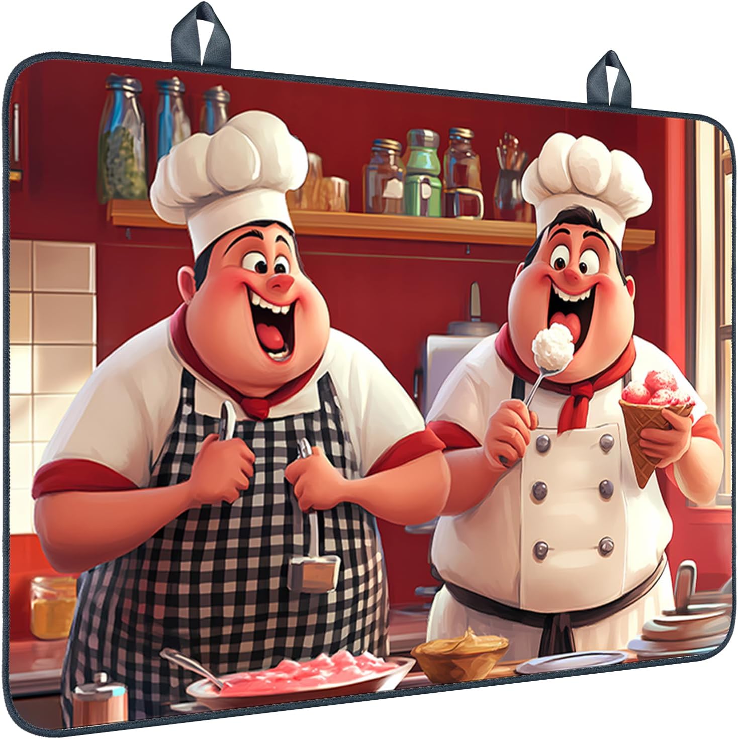Detalle de Nuxovilar Chefs Baking Stove Cover, Diatom Mud Blend, 20.47 x 28.34 in