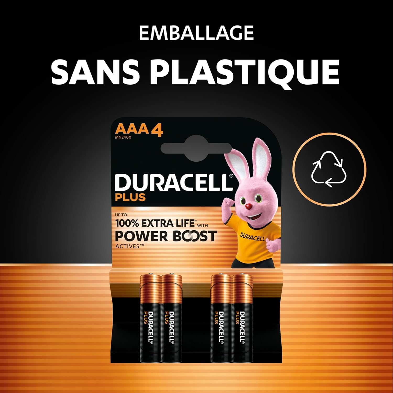 Thumbnail 5 de Duracell Plus Piles AAA, 24 pièces ⚡