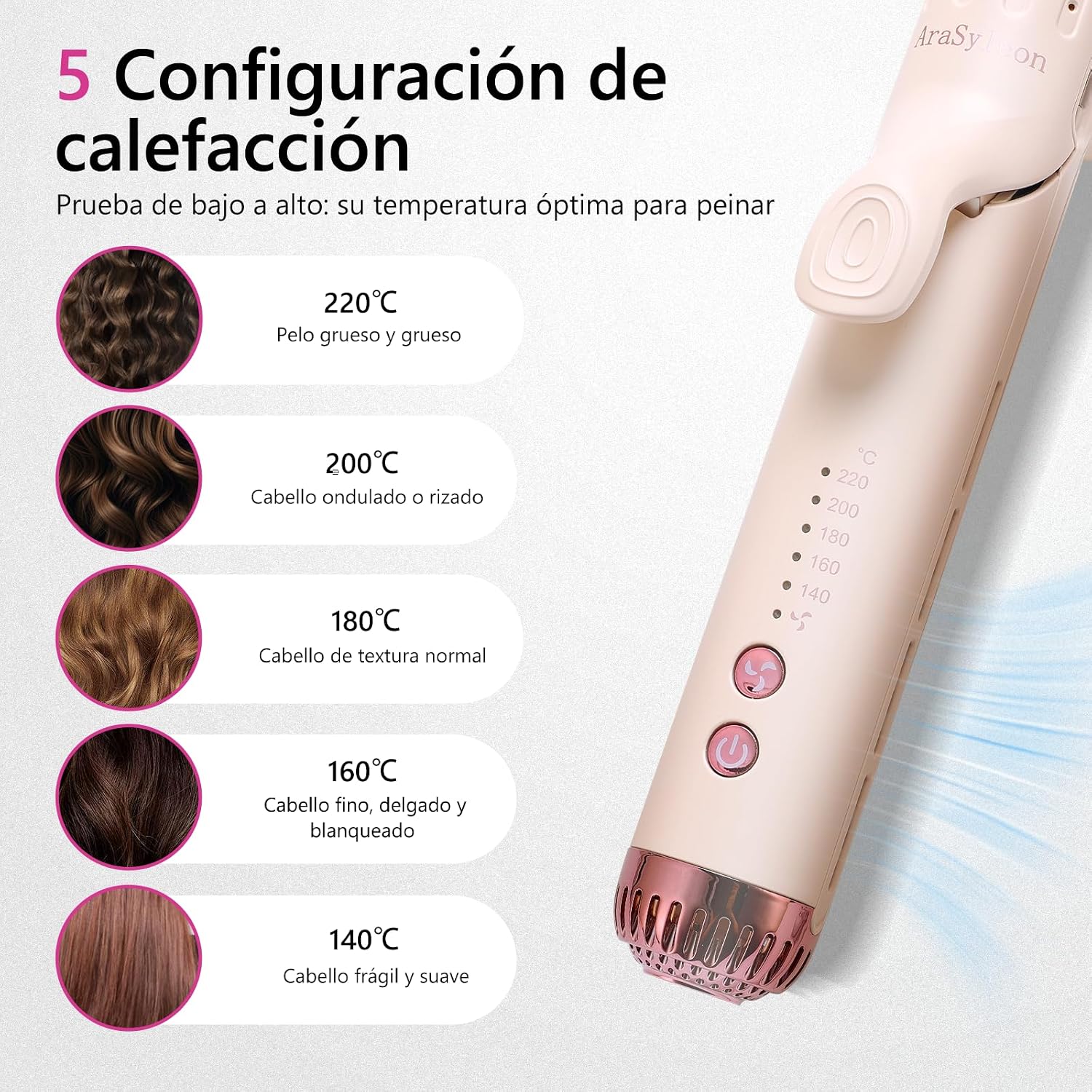 Detalle 2 de AraSyleon Plancha 2 en 1 220 °C