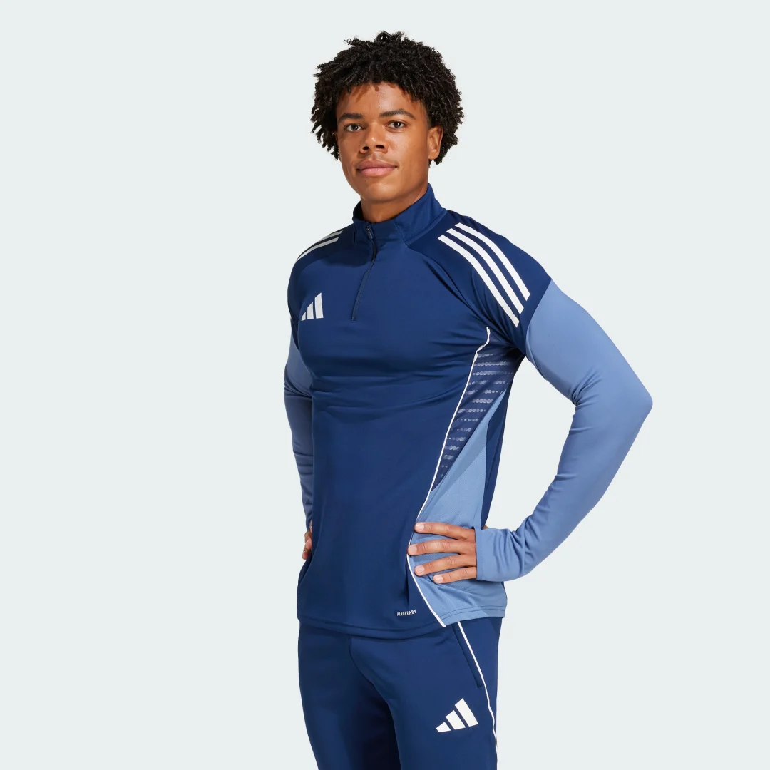 Detalle de Sudadera entrenamiento Tiro 25 Competition de Adidas — azul