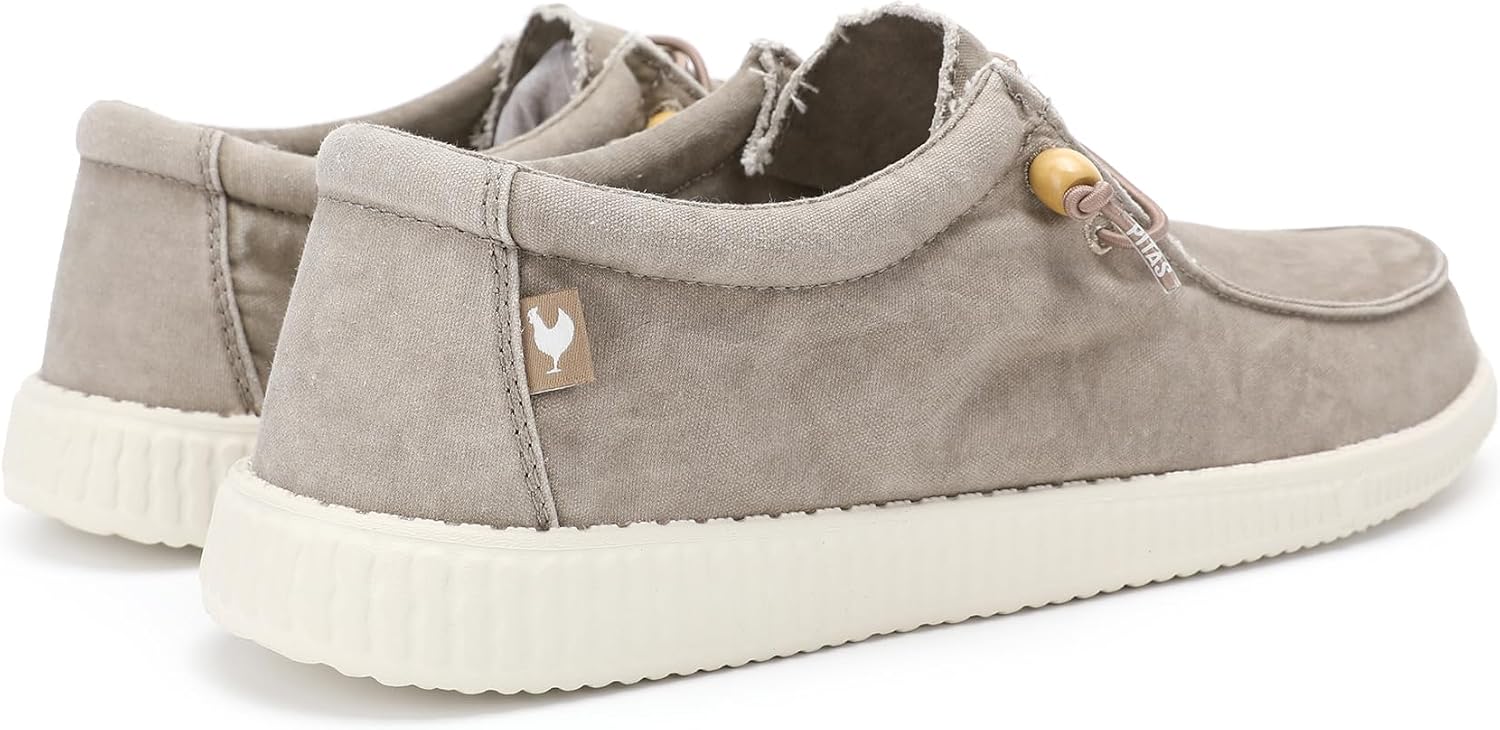 Detalle de Walk In Pitas WP150 Wallabi Washed: Mocasín casual sin cordones para urbano cómodo