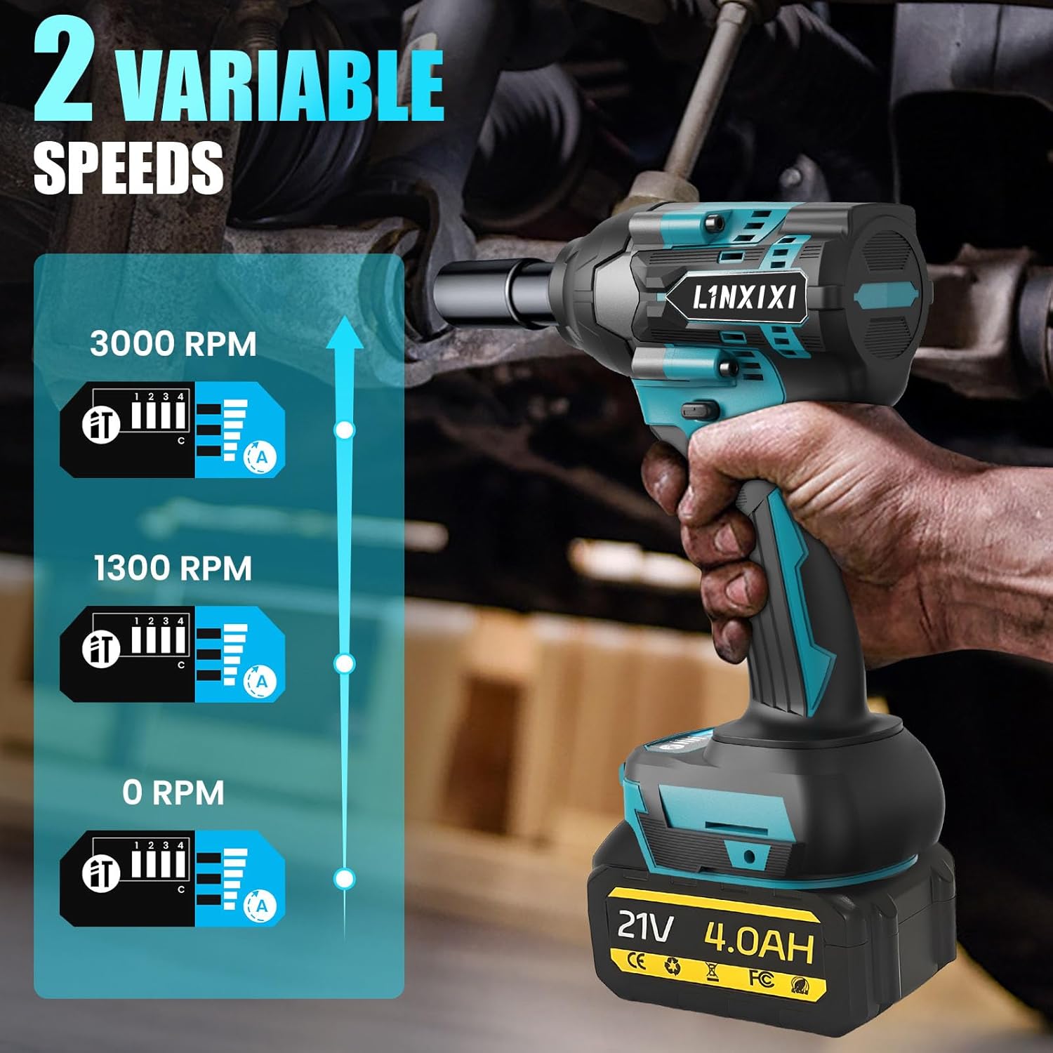 Thumbnail 6 de L1NXIXI Cordless Impact Wrench 1000 N·m