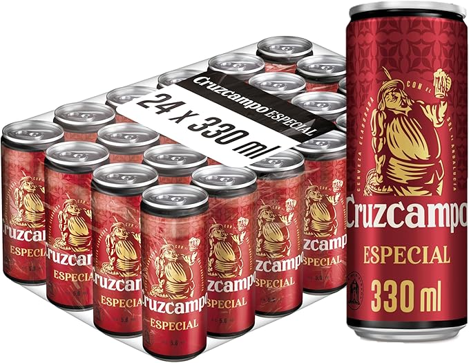 Cruzcampo Especial Lager Pack 24 Latas 🍺