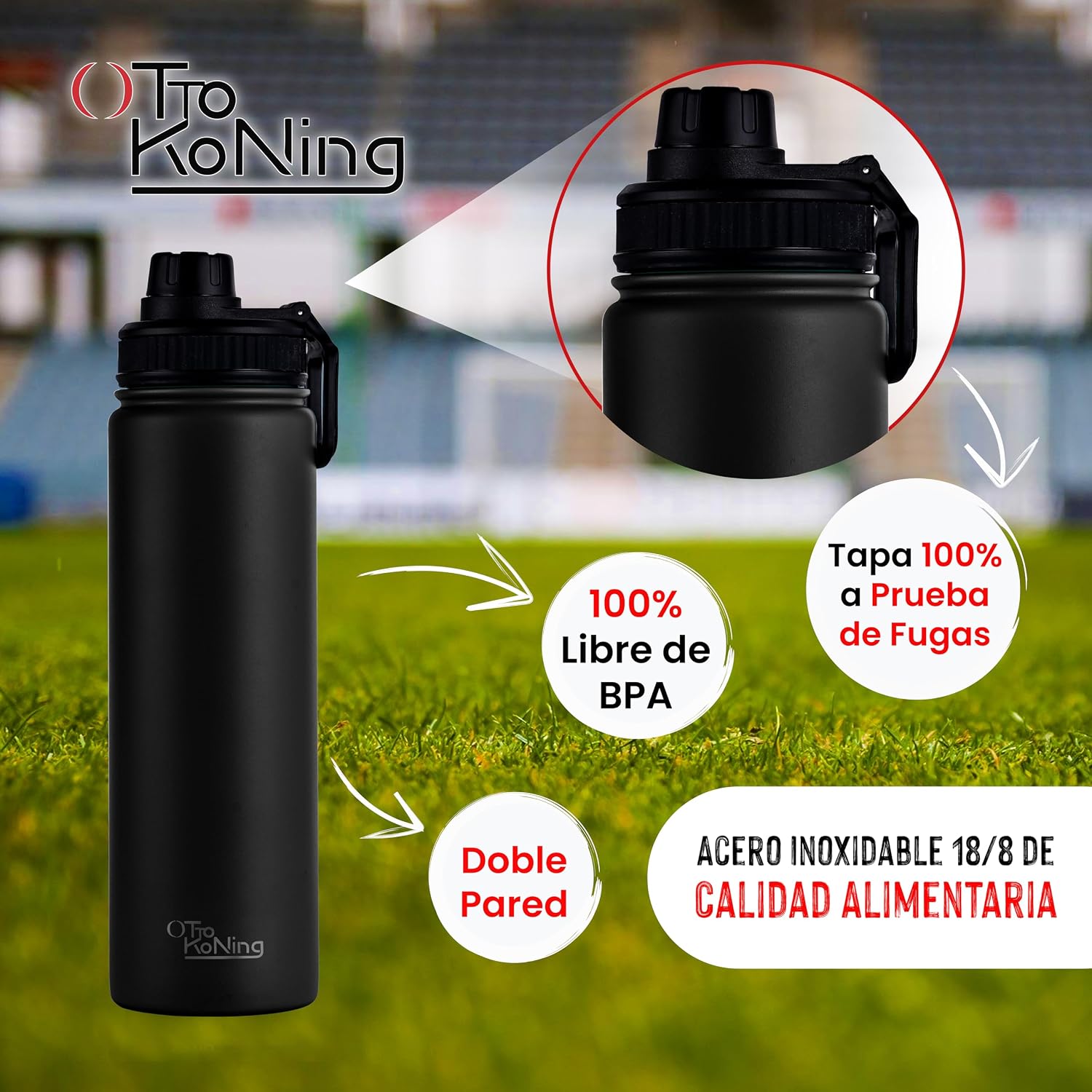 Thumbnail 5 de Otto Koning Botella Acero Inoxidable 750ml