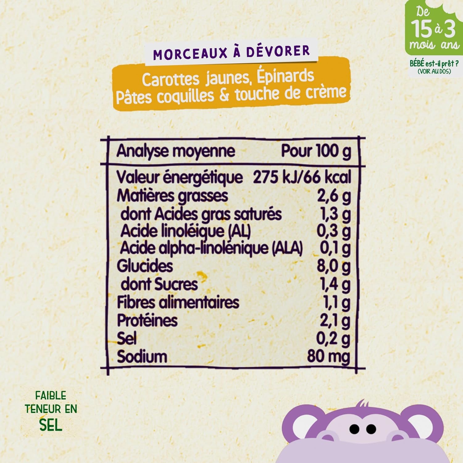 Detalle 2 de Blédina Petits plats bébé 15 mois 🍽