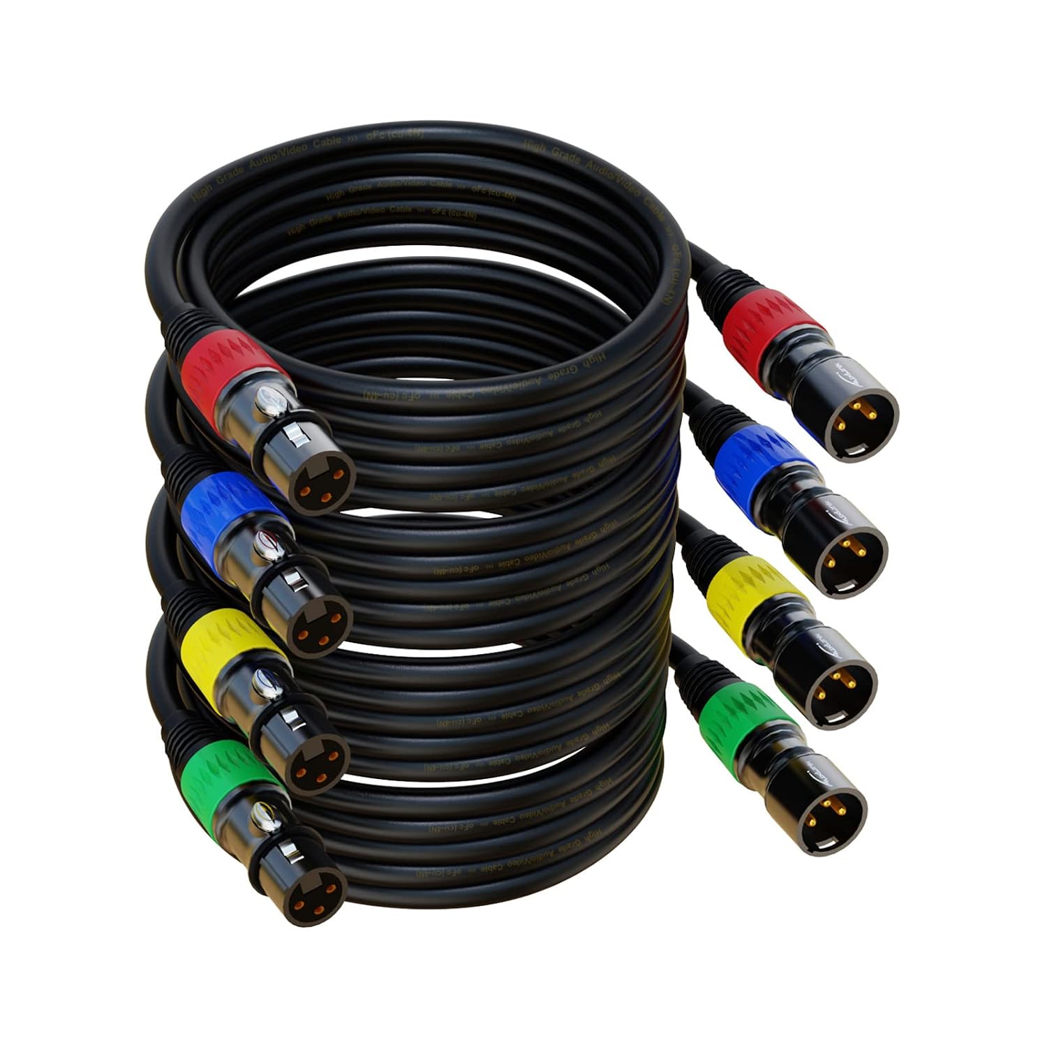 Thumbnail 6 de AuxLink XLR 25 ft Microphone Cable 6 Pack