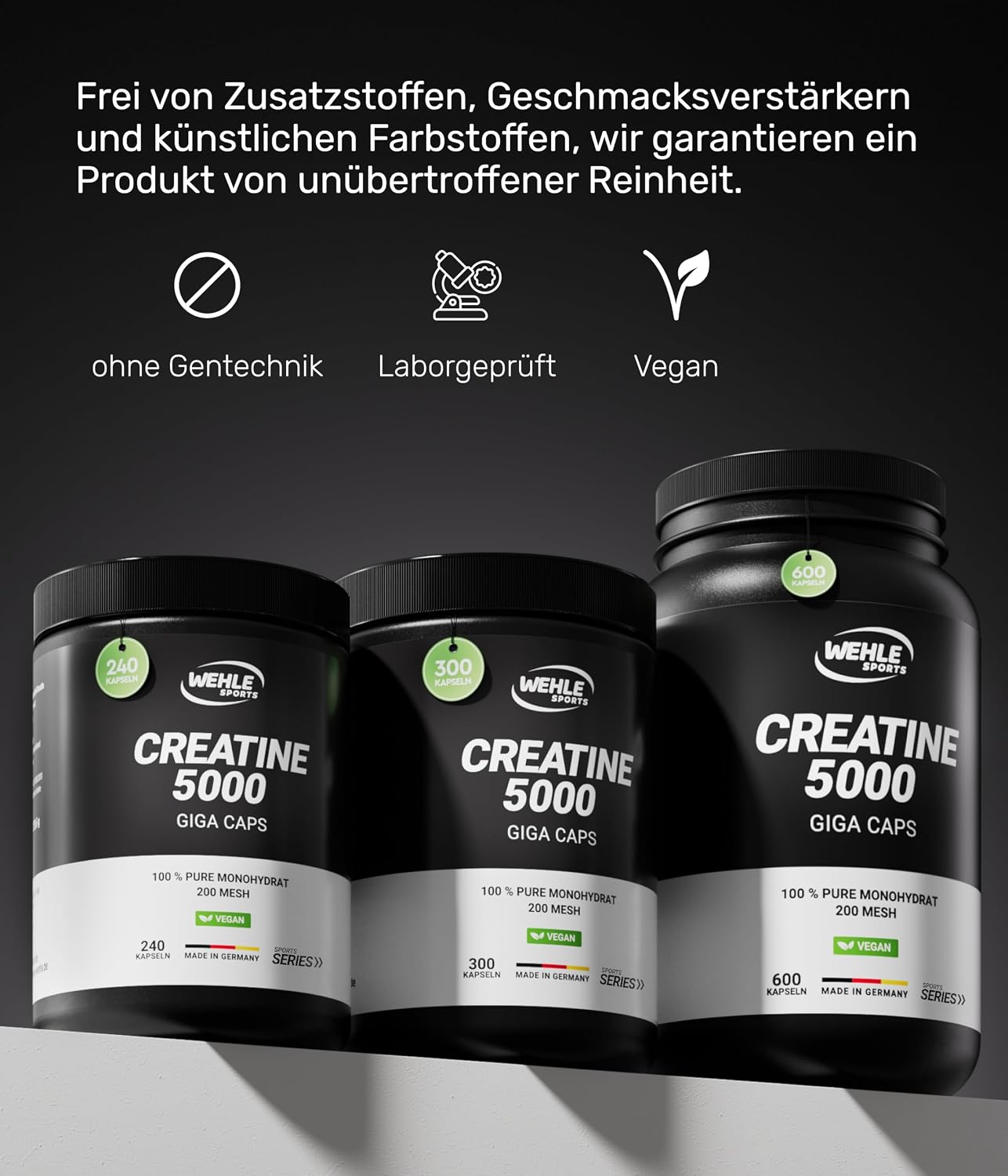 Detalle de Wehle Sports Creatin Kapseln 5000 mg đ