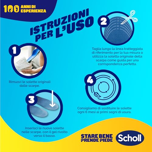 Thumbnail 5 de Dr. Scholl's GelActiv Solette per Scarpe Sportive con Tecnologia GelWave, Taglie 40–46,5