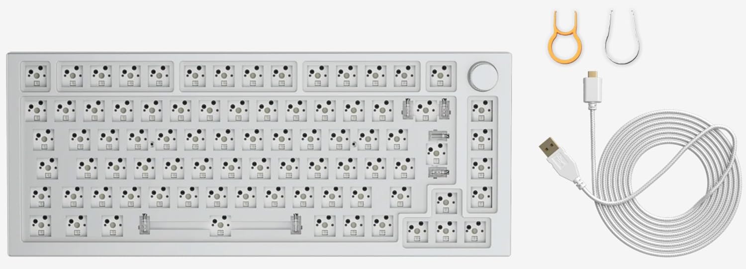Thumbnail 5 de GLORIOUS GMMK PRO 75% Barebones (Frame Only) – Modular Mechanical Keyboard, ISO Layout
