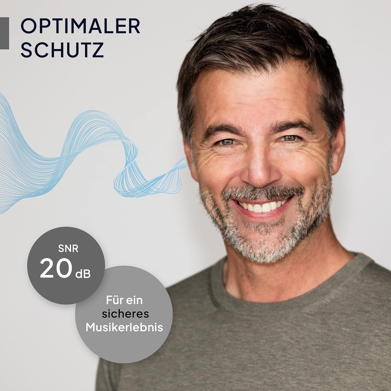 Detalle 1 de Senner MusicPro Gehörschutz Ohrstöpsel SNR 20 dB