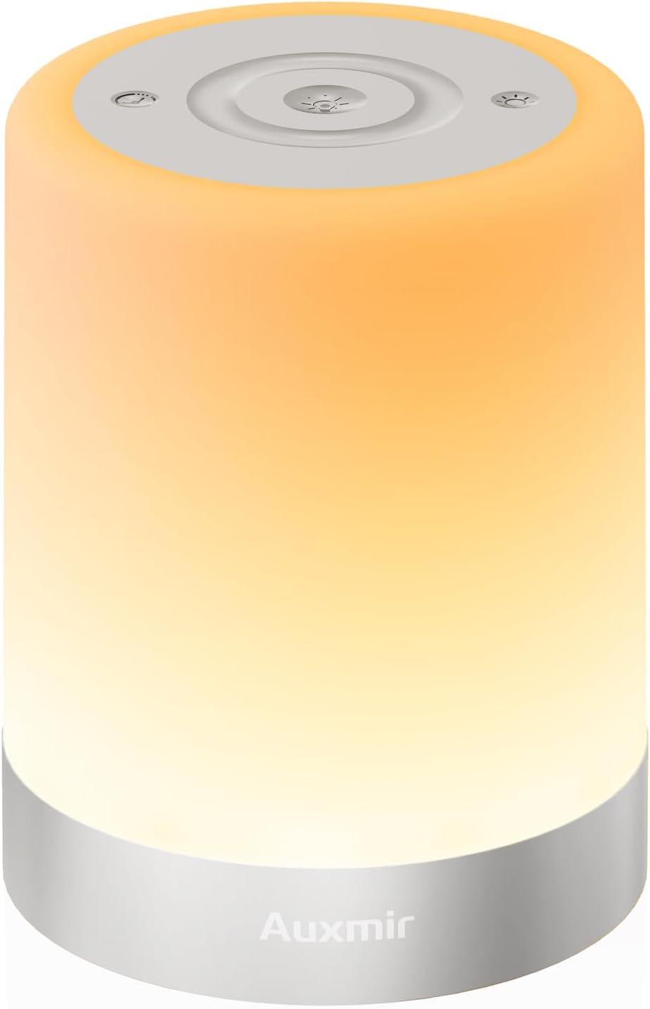 Detalle de Auxmir Lampada da comodino LED Touch RGB ricaricabile 3000mAh con timer e 4 modalità