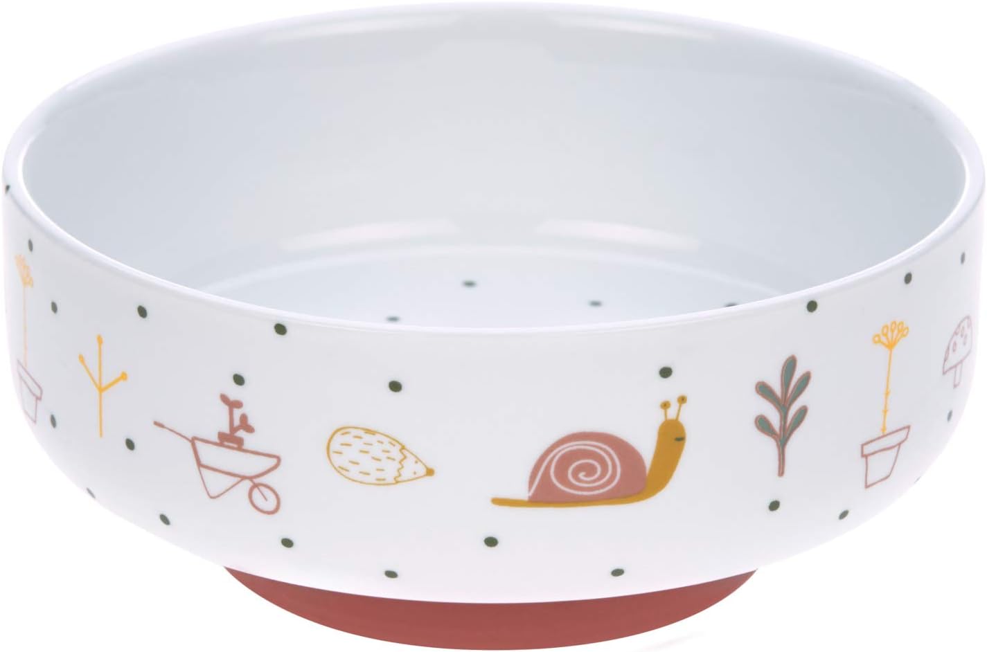 Thumbnail 3 de LÄSSIG Geschirrset Porzellan – Kindergeschirrset mit Teller, Schüssel und Tasse mit Silikonring (rutschfest) – Garden Explorer