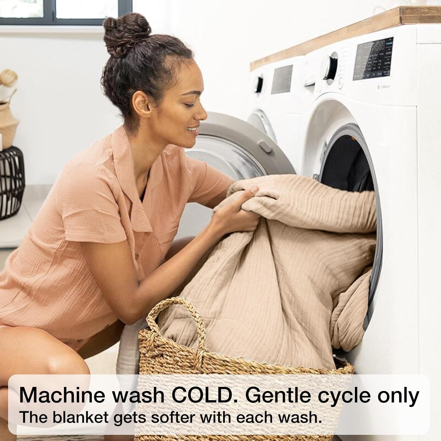 Thumbnail 6 de 100% Cotton 6-Layer Muslin Blanket, 50"x70"