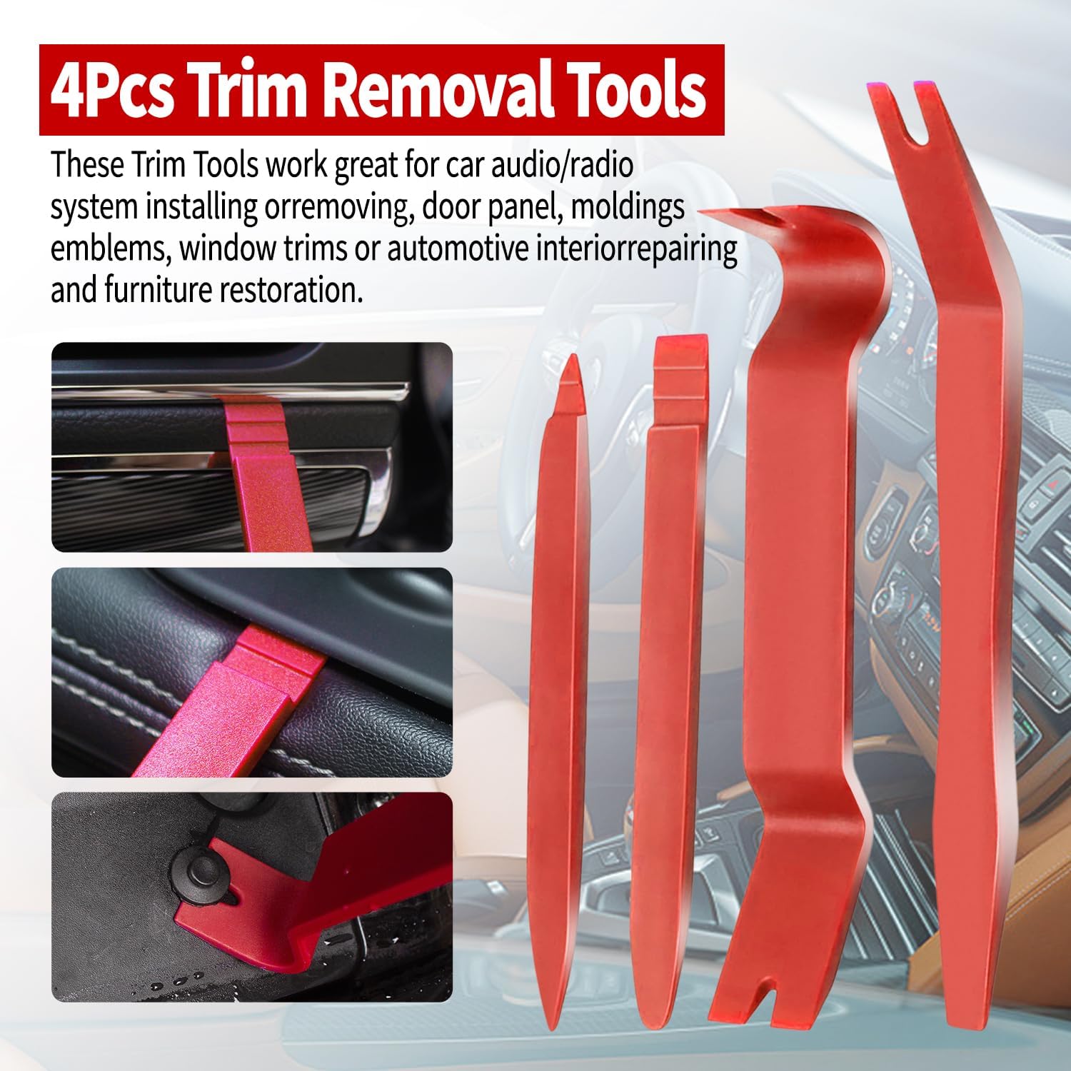 Thumbnail 4 de Wetado automotive trim removal tool set