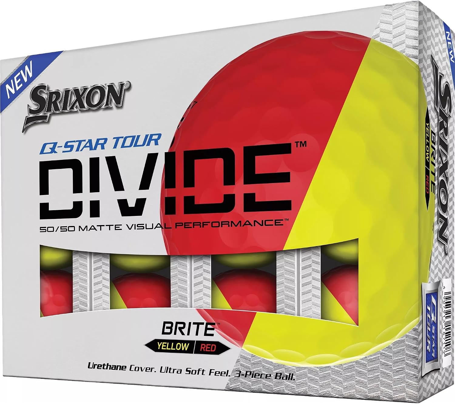Detalle 2 de Srixon Q-Star Tour Divide Prior Generation golf balls ⛳