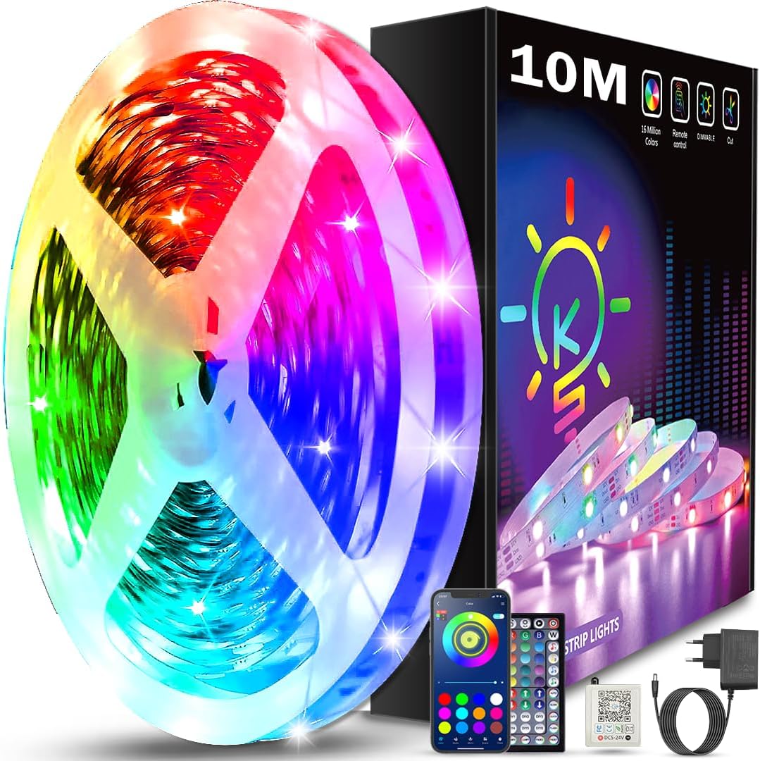 Detalle de Keepsmile LED Strip 10M RGB