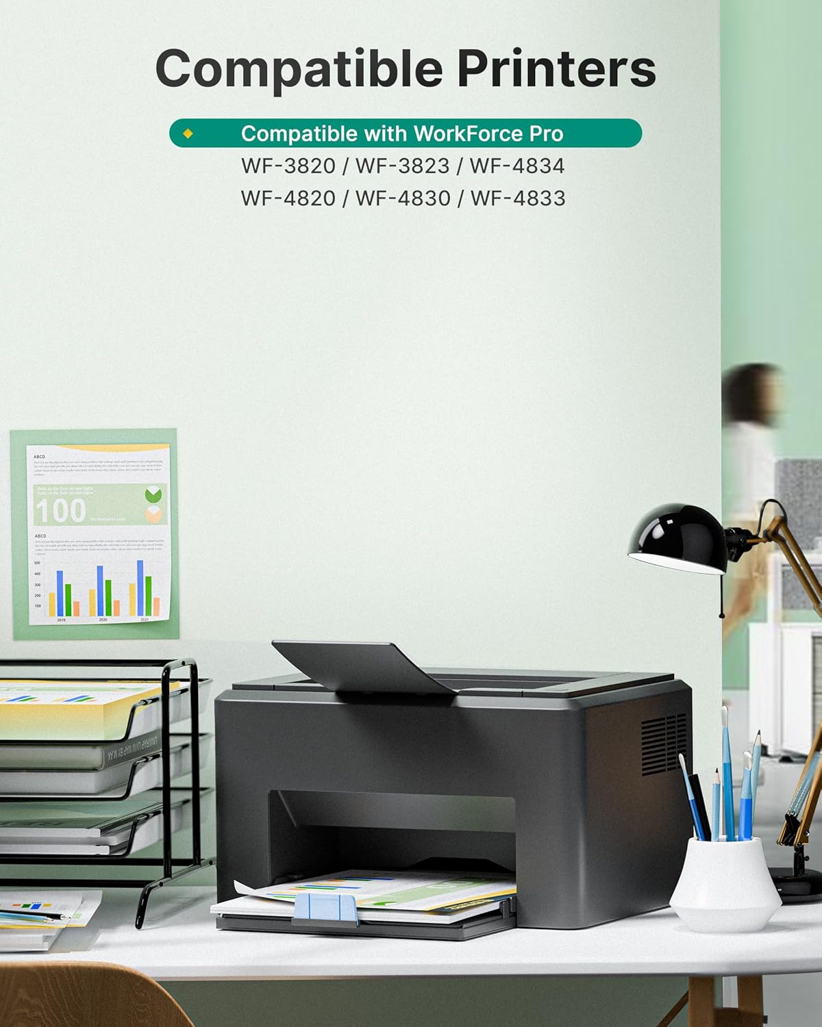 Thumbnail 1 de 822XL Remanufactured Ink Cartridges 8 Pack 🖨️