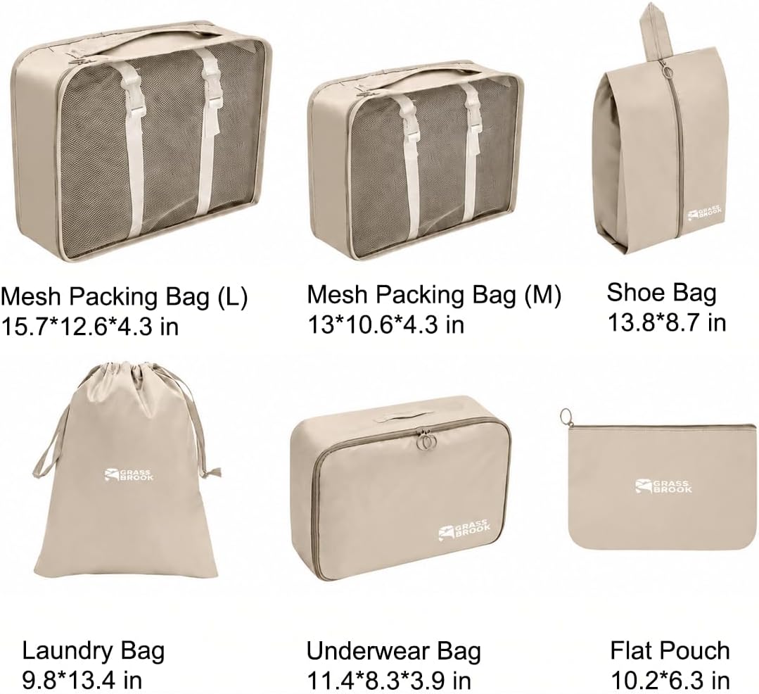 Detalle 2 de Packing Cubes, Beige