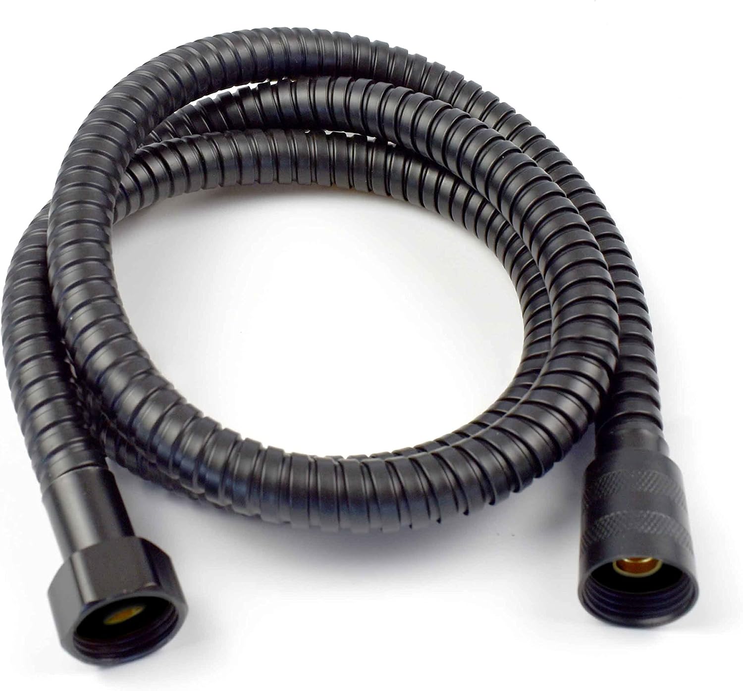 Thumbnail 6 de Xcel Home 1.5m Black Leakproof Flexible Stainless Steel Anti-Kink Shower Hose