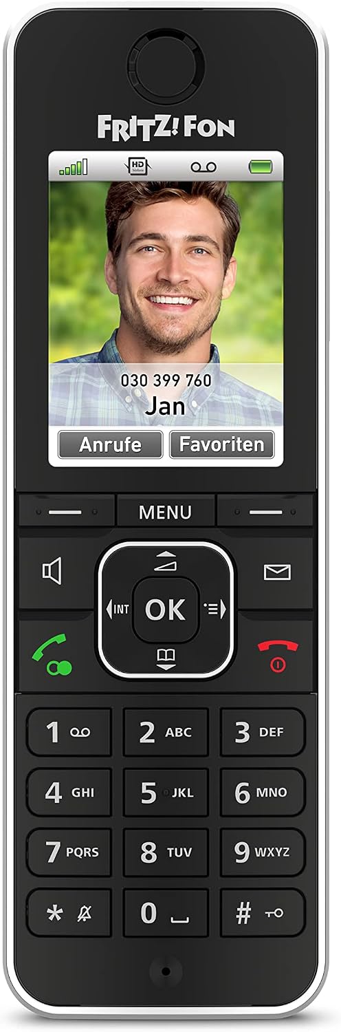 Detalle de FRITZ!Fon C6 – bezprzewodowy telefon DECT z identyfikacją połączeń