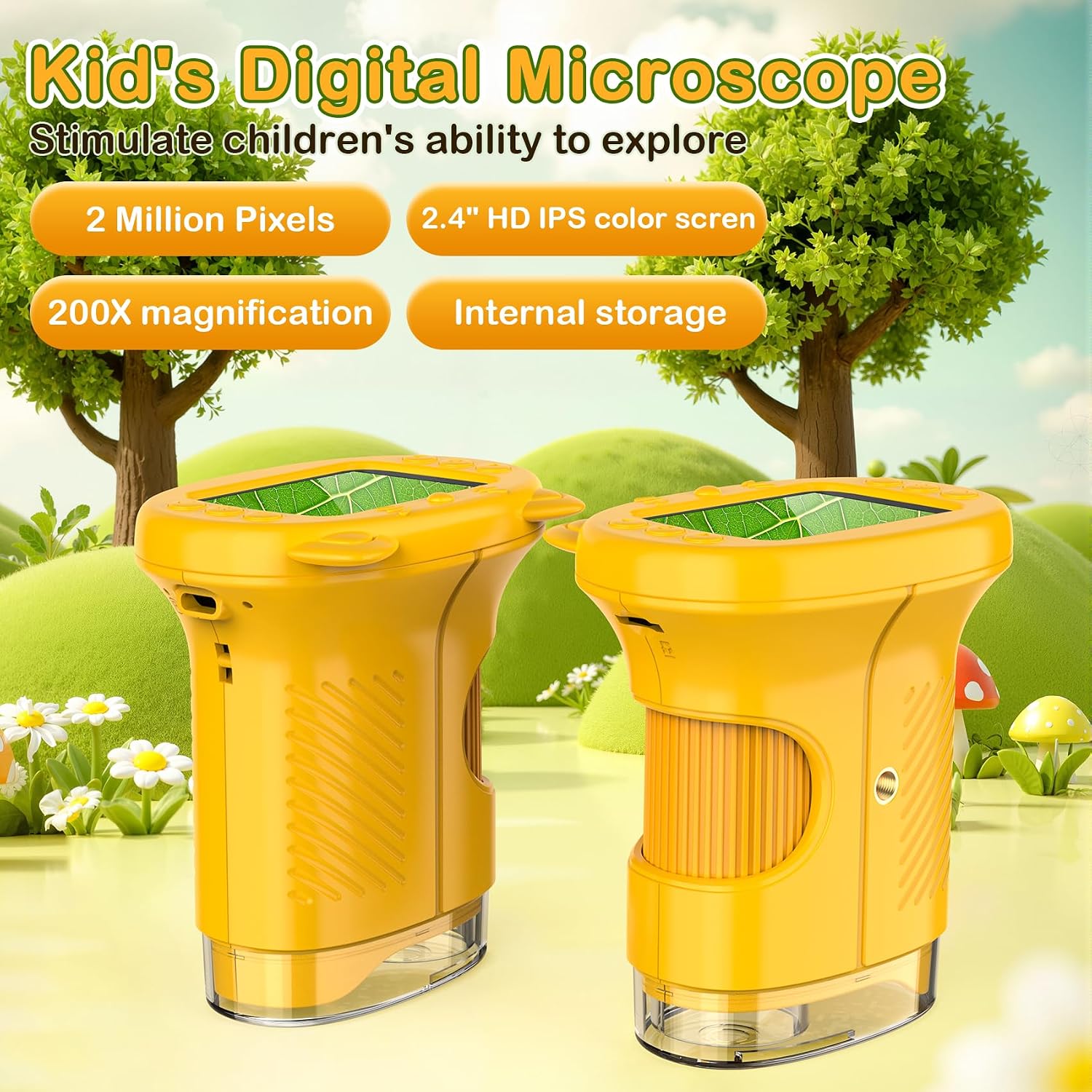 Thumbnail 1 de GlobalCrown Microscopio digitale tascabile 200x
