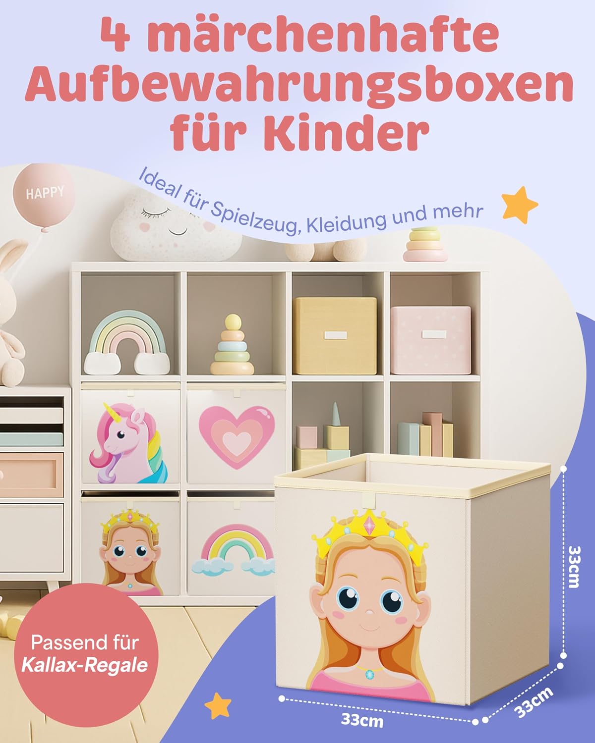 Detalle 2 de mookrook Aufbewahrungsboxen Kinderset 4er