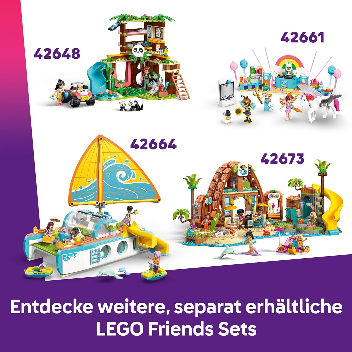 Thumbnail 6 de LEGO Friends Pflanzencafé und Blumenkiosk – 42671