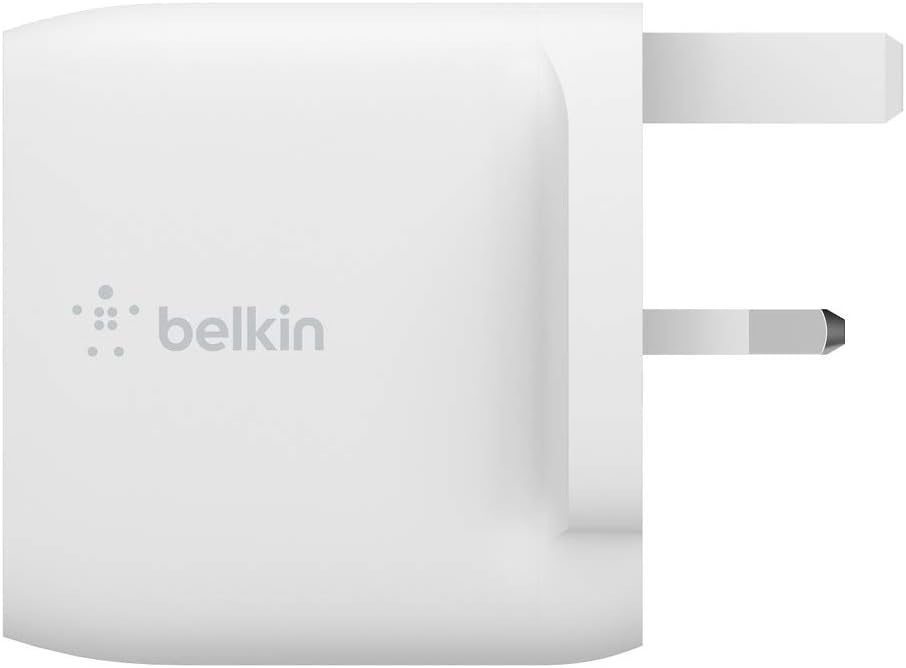 Detalle de Belkin Boost Charge Dual USB-A 24W Wall Charger (WCB002MYWH) – White