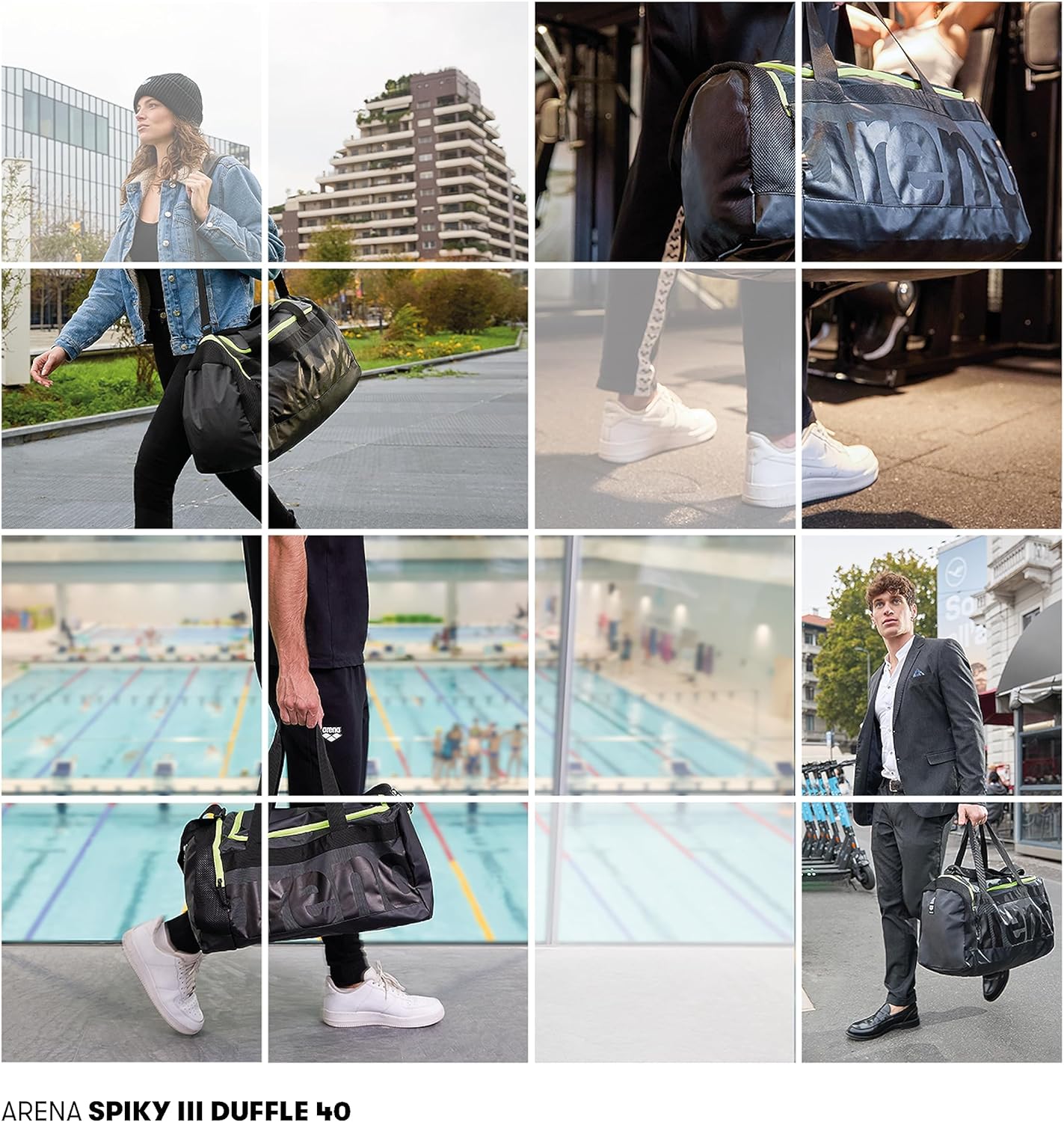 Thumbnail 1 de ARENA Spiky III 40 Duffle-Sporttasche – wasserabweisende Schwimmtasche mit 40 Liter