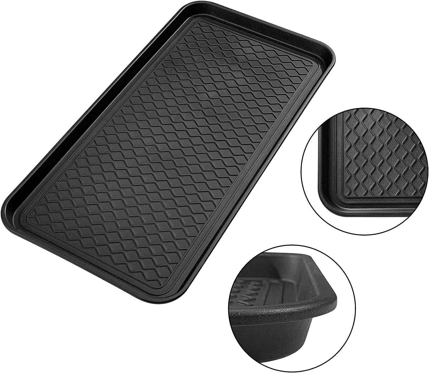 Detalle 2 de TIMO SPORTS Apex Shoes Tray, Large Waterproof Plastic Floor Mat