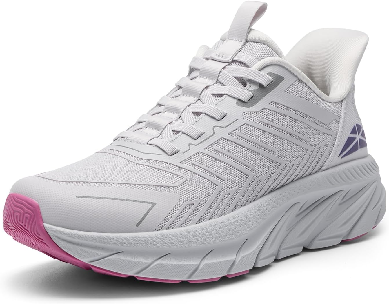 Detalle de ALLSWIFIT Slip-On Athletic Sneakers for Women: Breathable, Non-Slip Training & Walking Shoes