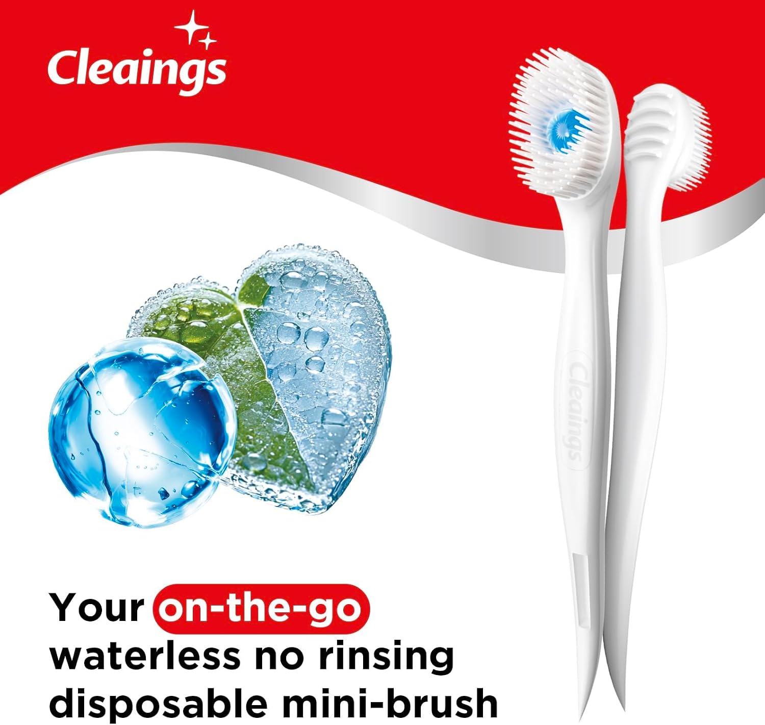 Detalle 2 de cleaings Disposable Travel Toothbrush 24 Count — 4-in-1 Mini Toothbrush with Built-in Toothpaste