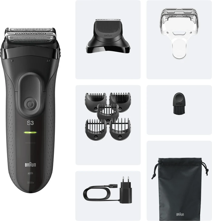 Thumbnail 6 de Braun Series 3+ 3000BT Rasierer 45 Minuten
